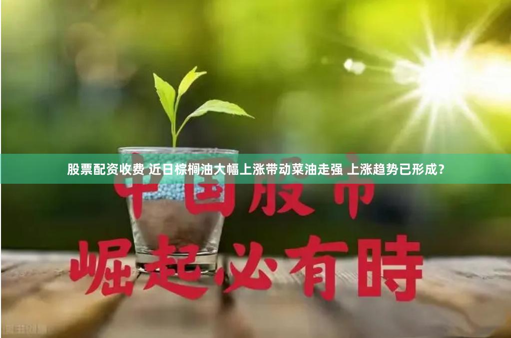 股票配资收费 近日棕榈油大幅上涨带动菜油走强 上涨趋势已形成？
